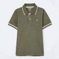Camisa Polo Manga Curta Com Bordado Hering Masculino - Verde