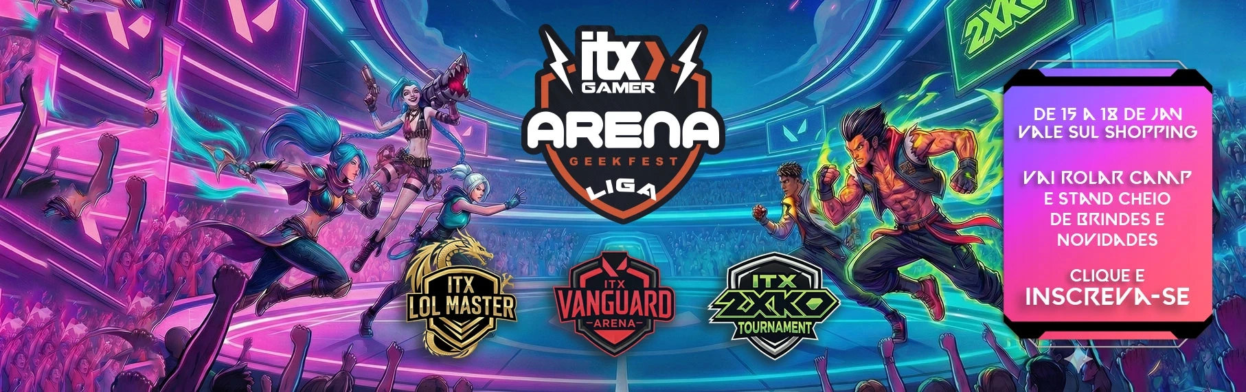 banner arena geek fest desck