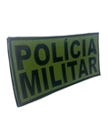 Emborrachado Costas verde- Policia Militar