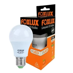 LAMPADA LED BULBO 9W 6500K BIVOLT FOXLUX