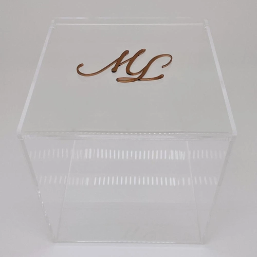 Caixa Seringas da semana - Logo alto relevo inicial ou desenho