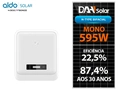 Kit Energia Solar 1.500 kWh - 11,90 kWp com 20 Painéis DAH 595W e Inversor GOODWE, Colonial.
