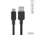 CABO MICRO USB PARA USB A 2.0 2M PRETO - PMUAP-2 - PCYES