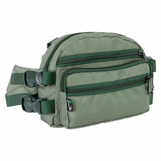 Pochete Duplo de Cintura Com Alça Tira Colo  Preto (Fox Boy FB221)