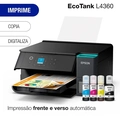 Multifuncional Epson EcoTank L4360 - Wi-Fi Direct, Frente e Verso Automático - C11CL41302