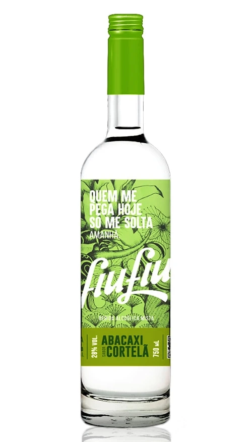 Cachaça Fiu Fiu Abacaxi Cortelã 750ml