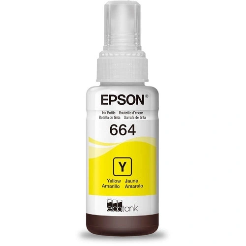 Refil Tinta Epson Amarelo T664420-al