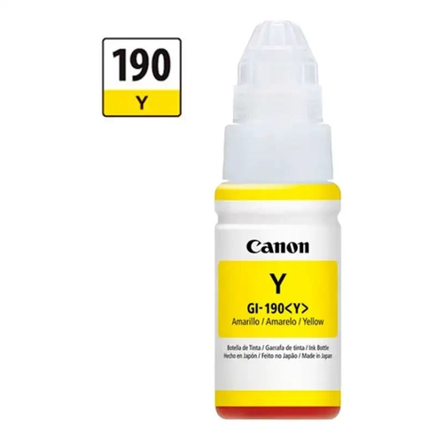 Refil De Tinta Canon Amarelo Gi-190 - 7k - 0670c001ac