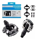 Pedal Shimano Pd-m520 Mtb Preto Com Tacos C/ Nf