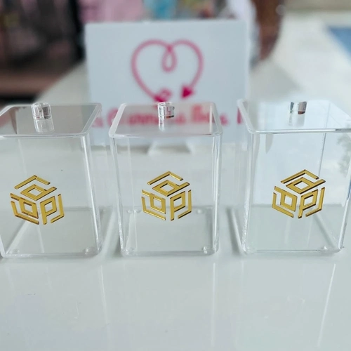 Porta Objetos P com tampa - Logo alto relevo inicial ou desenho