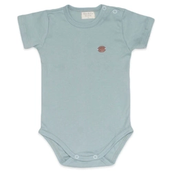 Body Manga Curta Avulso Suedine - Verde