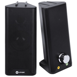 Caixa de Som 2.0 Dual Basic 6w - Fone e Microfone - Cxdu-bsic