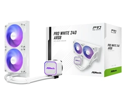 Water Cooler Asrock Pro 240 White Argb Branco 240mm