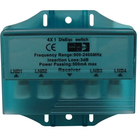 Chave Diseqc 4 Saidas C/ Protetor A Prova Dagua Gigasat