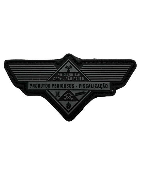 Breve emborrachado- Produtos Perigosos-  Fiscalização- Monocromático