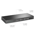 Switch Gerenciável Tp-link L2+ C/ 24 Portas Gigabit e 4 Slots Sfp Jetstream - Tl-sg3428