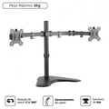 Suporte para 2 Monitores 13 a 32 Vesa 100x100 - Plmsm02a