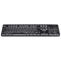 Teclado Usb Multimidia Slim Chocolate Teclas Redondas Led Branco 1.8m - Tc200