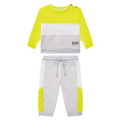 Conjunto Moletom Felpado Recorte Onda Marinha - Masculino