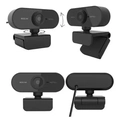 Webcan Full HD 1080p Preto C/ Microfone - Webcam