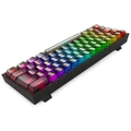 Teclado Gamer Mecânico Redragon Fizz Clear Preto K617ctb RGB