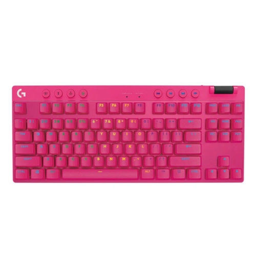 Teclado Gamer Logitech g Pro x Lightspeed Magenta - 920-012154