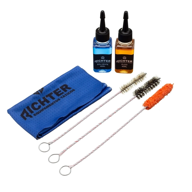 Kit Limpeza Arma de Fogo 38/.380/9 MM35 - (Richter Tático)