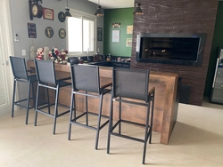 Banqueta Colorado em Tela Sling ( Unitario )