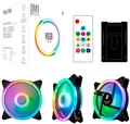 Kit Cooler FAN, 1STPLAYER M1-PLUS, 40mm, RGB, Black