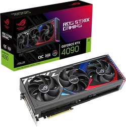 Placa de Video Nvidia RTX4090 Asus ROG Strix OC 24GB GDDR6X - ROG-STRIX-RTX4090-O24G-GAMING