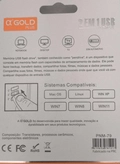Pen Drive 128gb Mini Metal Chaveiro Tipo-c Usb 3.2 Otg Pnm-79 - Agold
