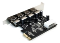 Placa USB 3.0 Pci-express 4 Portas Knup - Kp-t102