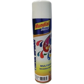 Tinta Spray Uso Geral Branco 400ml Mundial Prime