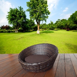 Chaise Pet em Alumínio e Fibra Sintética  60cm Copacabana