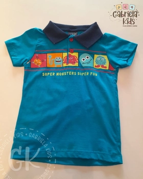 camisa polo super monsters