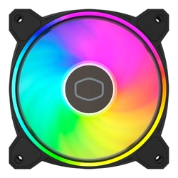 Cooler para Gabinete Cooler Master MasterFan MF120 HALO2, 120mm, ARGB, Black, MFL-B2DN-21NP2-R2
