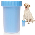 Copo Lava Pata Pet Higiênico Patinhas Limpas Cães Cachorros Pets - AZUL