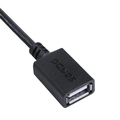 Adaptador OTG Micro USB Macho x USB Fêmea Pcyes Preto - Pamup15