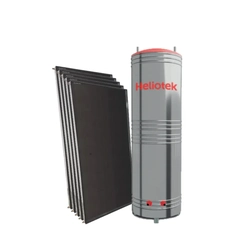 Kit Aquecimento Solar Vertical - 1.000 Litros - Alta Pressão - Reservatório INOX 444 - HELIOTEK