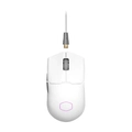 Mouse Gamer Cooler Master Mm712 Branco Rgb 19000dpi Wireless 2.4ghz Bluetooth Type-c     Mm-712-wwoh1