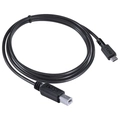 Cabo Para Impressora Usb-C Tipo-C Para USB 2.0 Pcyes 1 Metro Preto - PUCBP-1