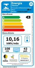 Tv Lg 43 Led 4k Uhd Smart Pro 43uq751c0sf.bwz