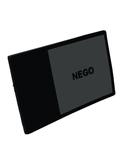 Bandeira emborrachada monocromática - NEGO