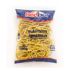 Elástico Amarelo Nº18 100g Com 120 Unidades Redbor