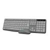 KIT TECLADO E MOUSE SEM FIO CINZA BMTW01 - BLUECASE - PILHA / ABNT2