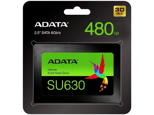 SSD Adata SU630, 480GB, SATA, Leitura 520MB/s, Gravação 450MB/s - ASU630SS-480GQ-R