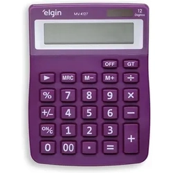 Calculadora de Mesa 12 Dígitos Função Correção GPM Erase