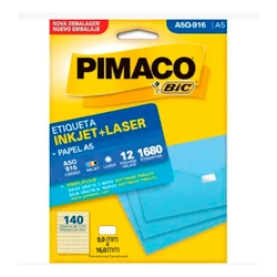Etiqueta Adesiva Pimaco A5Q916 9,0 X 16,0mm com 12 Folhas