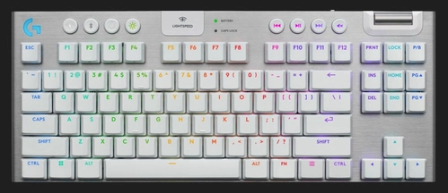 Teclado Gamer Logitech G915 x Tkl Branco Sem Fio - 920-012732