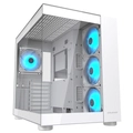 Gabinete Gamer Cougar, FV150, RGB, Lateral de Vidro, Mid-Tower, 4x Fans, White - 385KA10.0002